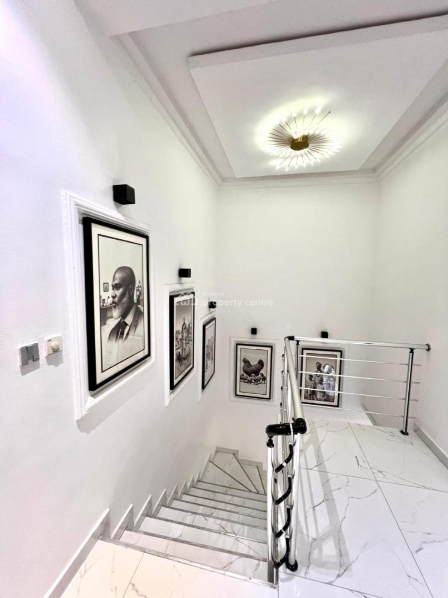 Luxurious 4 Bedroom Semi Detached Duplex with House Keeper on Request, Amazon Prime,2 Living Rooms, Parking Place,snooker,netflix, Idado, Lekki, Lagos, Flat / Apartment Short Let