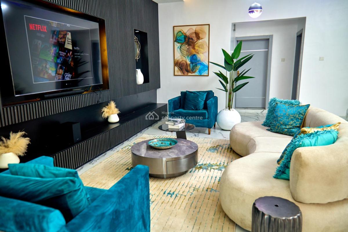 Luxury 5 Bedroom Apartment with Housekeepingvand Jaccuzi Bath, Family Game Lounge,en Suite Rooms ,snooker, Lekki, Lagos, Flat / Apartment Short Let