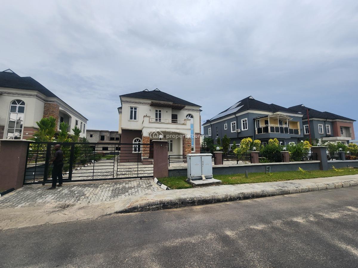 Massive 4 Bedroom Fully Detached Duplex with Bq @ Amen Estate Phase2, Amen Estate Phase 2, Eleko, Ibeju Lekki, Lagos, Detached Duplex for Rent