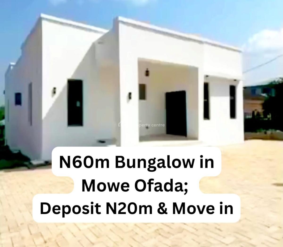 Beautiful 3 Bedrooms Bungalow with Mortgage Options, Beltmonte Residence, By Trinity College and Unilag Estate, Mowe Ofada, Ogun, Detached Bungalow for Sale