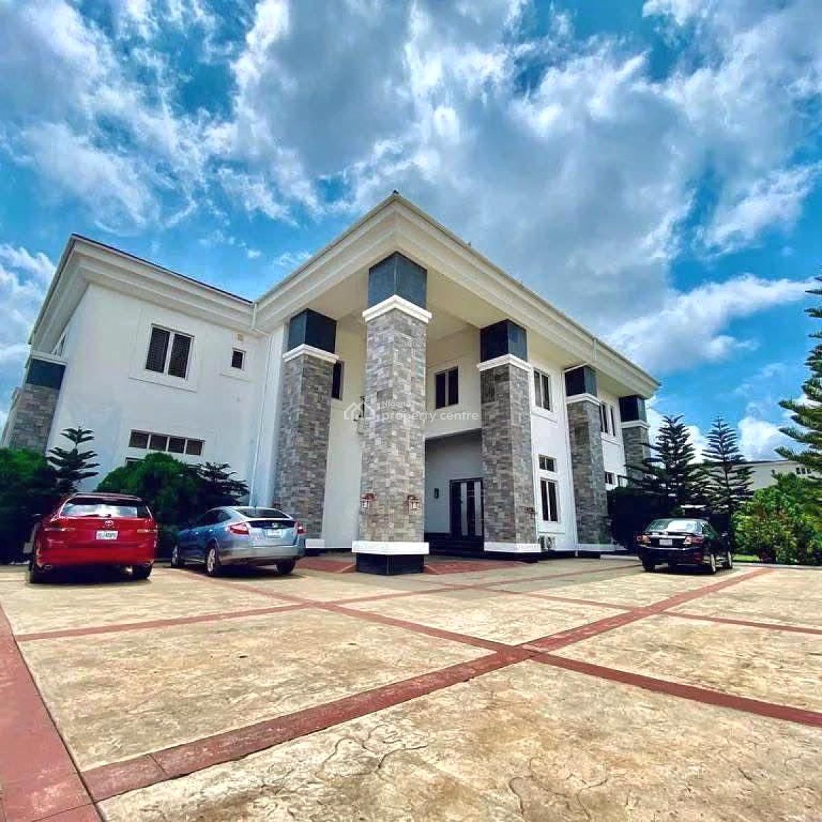 Luxury & Furnished 8-bedroom Mansion with 5 Living Room & Bq, Guzape District, Abuja, Detached Duplex for Sale
