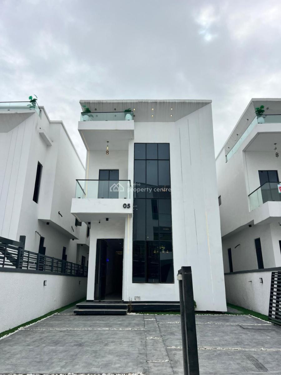 Luxury 5 Bedroom Fully Automated Detached Duplex with Bq, Chevron, Lekki, Lagos, Detached Duplex for Sale
