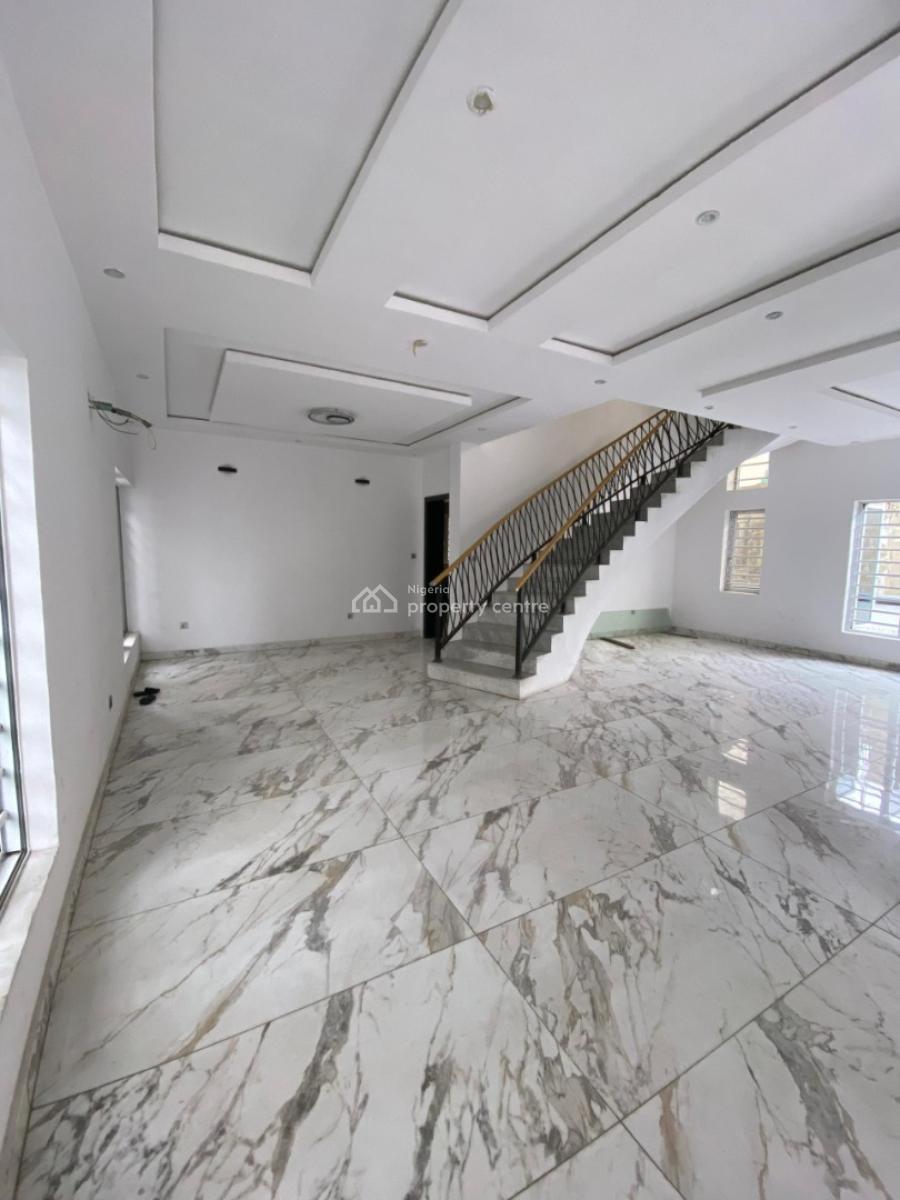 Exquisitely Built 5 Bedroom Fully Detached Duplex with Bq and Pool, Chevron, Lekki, Lagos, Detached Duplex for Sale