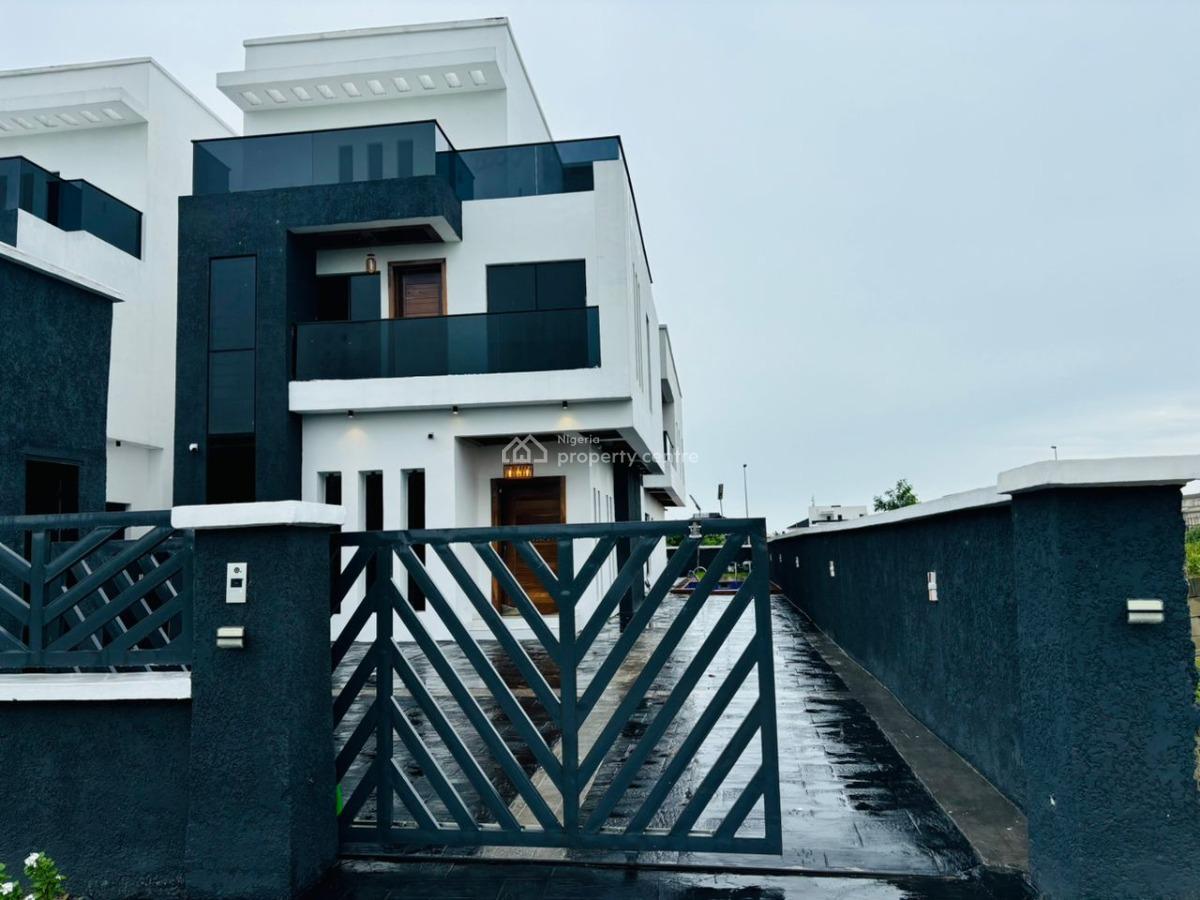 5 Bedroom Detached Duplex Wit Bq, Study Office & Cinema, Royal Garden Estate, Ajah, Lagos, Detached Duplex for Sale