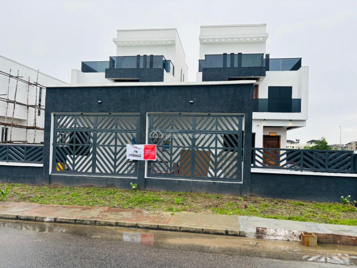 5 Bedroom Detached Duplex Wit Bq, Study Office & Cinema, Royal Garden Estate, Ajah, Lagos, Detached Duplex for Sale