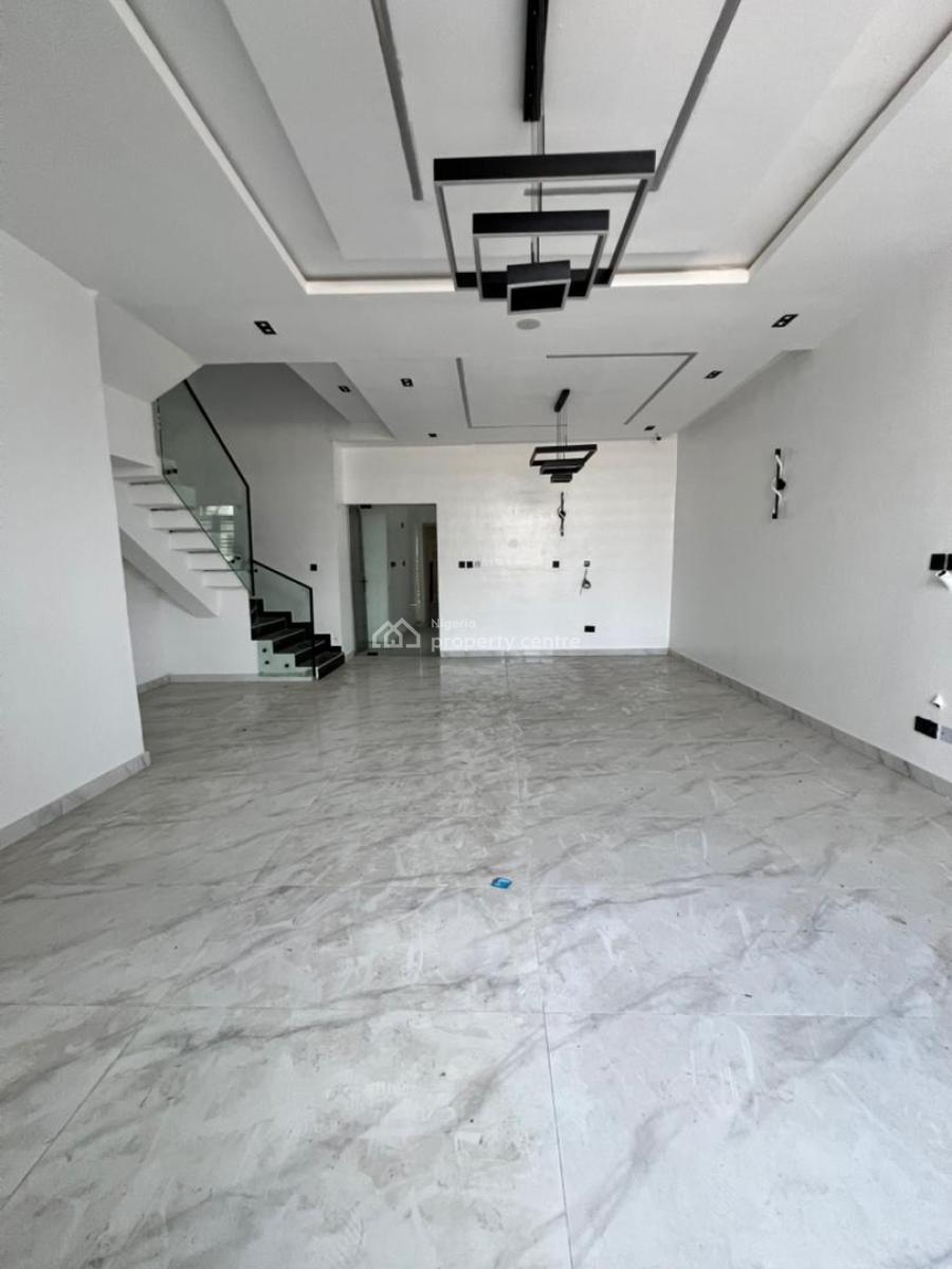 Stunning 5 Bedroom Semi Detached Duplex + Bq & Roof Terrace, Chevron, Lekki, Lagos, Semi-detached Duplex for Sale