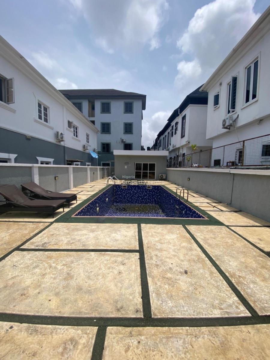 a Lovely 4 Bedroom Terrace with a Bq, Situated in a Well Interlocking, Oral Estate By Eleganza, Lekki, Lagos, Terraced Duplex for Rent