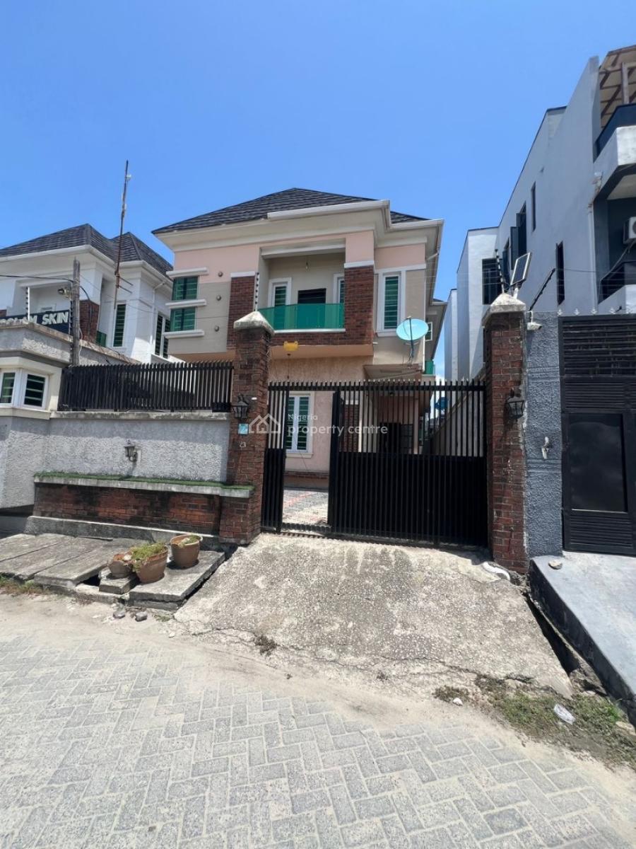 Amazing 4 Bedroom Fully Detached with Bq, Osapa, London, Osapa, Lekki, Lagos, Detached Duplex for Rent
