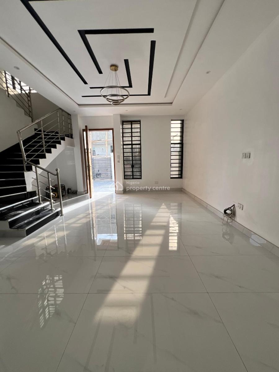 Well Built 4 Bedroom Semi Detached Duplex with Bq in a Secured Estate, Chevron, Lekki, Lagos, Semi-detached Duplex for Sale