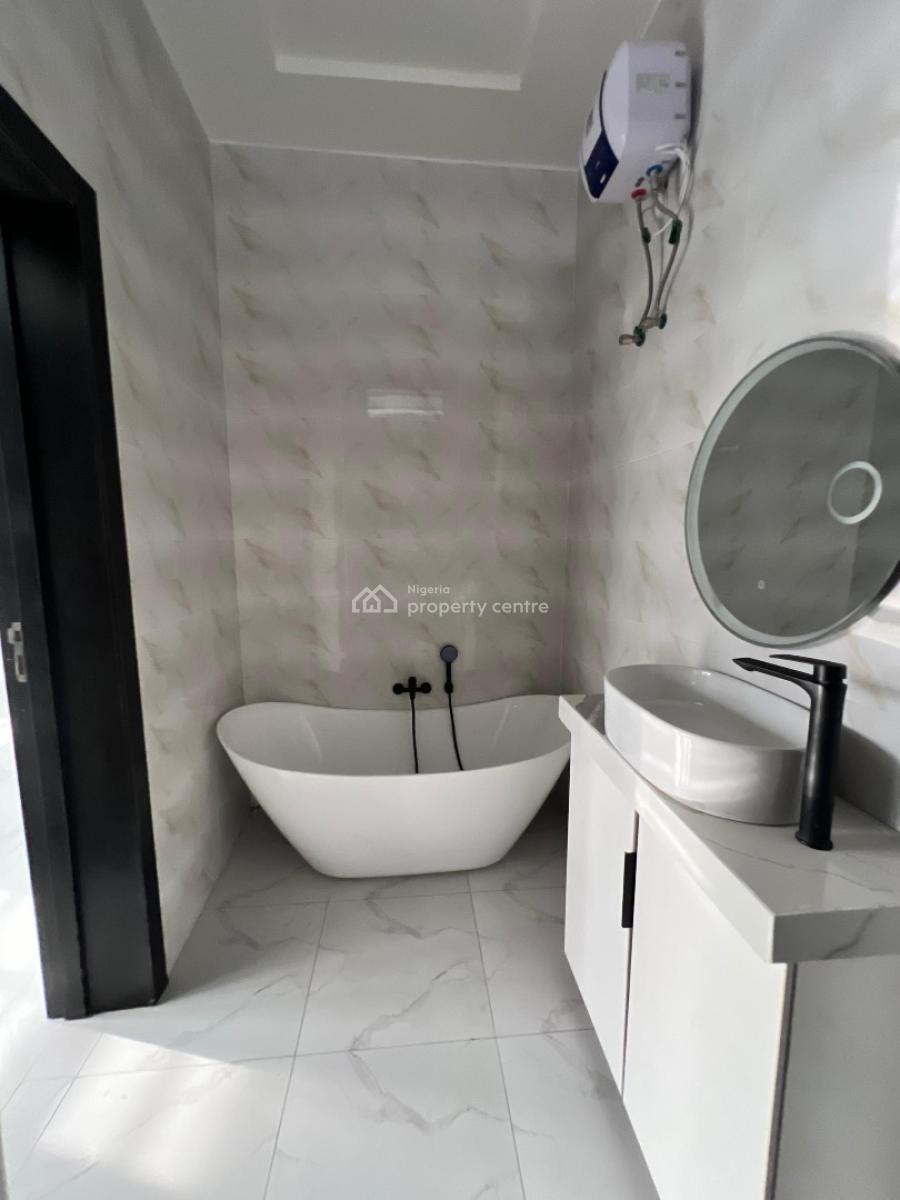 Well Built 4 Bedroom Semi Detached Duplex with Bq in a Secured Estate, Chevron, Lekki, Lagos, Semi-detached Duplex for Sale