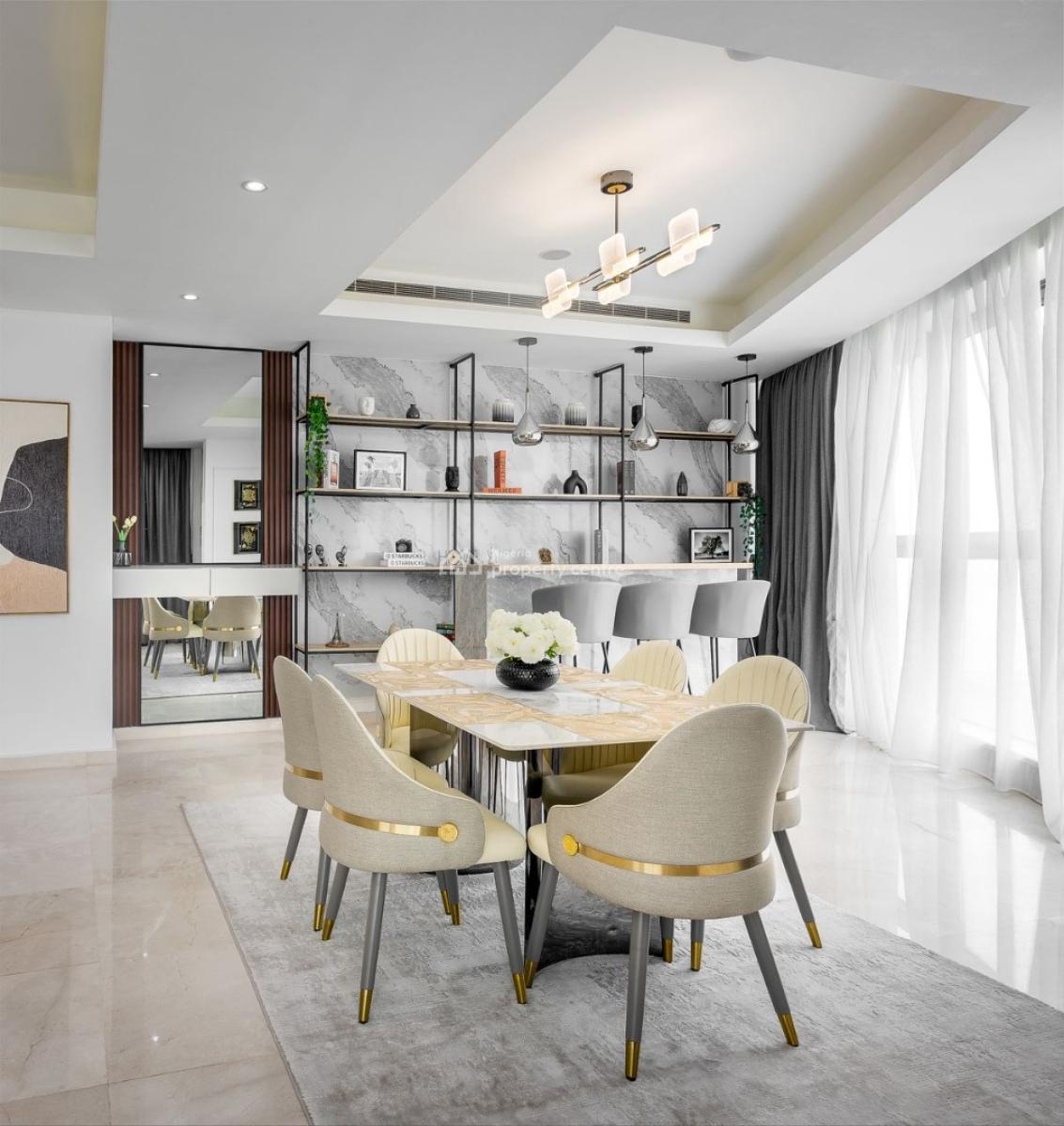 Astonishing Home in The Sky 3 Bedroom Penthouse., Eko Pearl Tower, Eko Atlantic City, Lagos, Flat / Apartment Short Let
