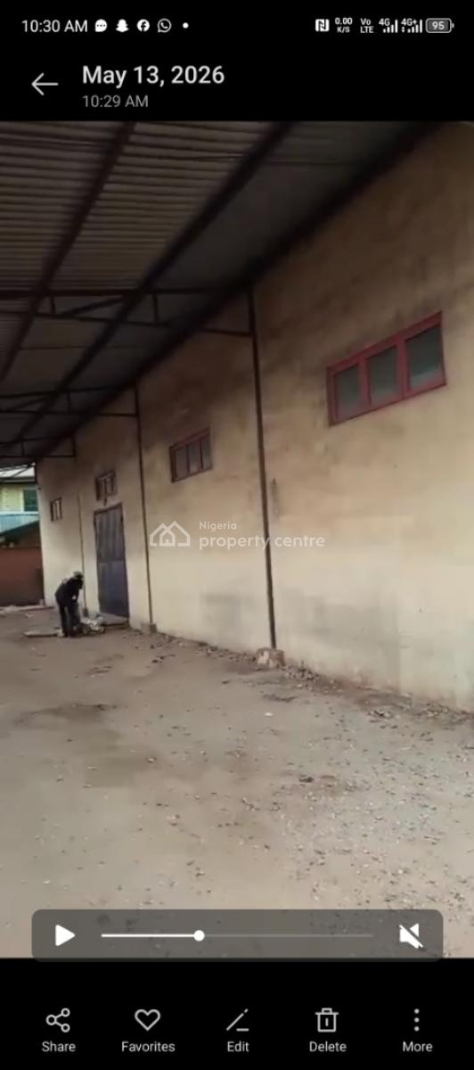 Warehouse on Egbe Ikotun Road, Egbe, Lagos, Warehouse for Sale