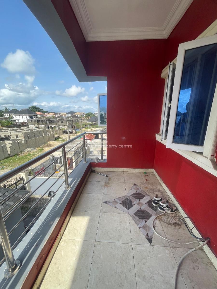 Spacious 3 Bedroom Flat Upstairs, Majek, Dominion, Sangotedo, Ajah, Lagos, Flat / Apartment for Rent