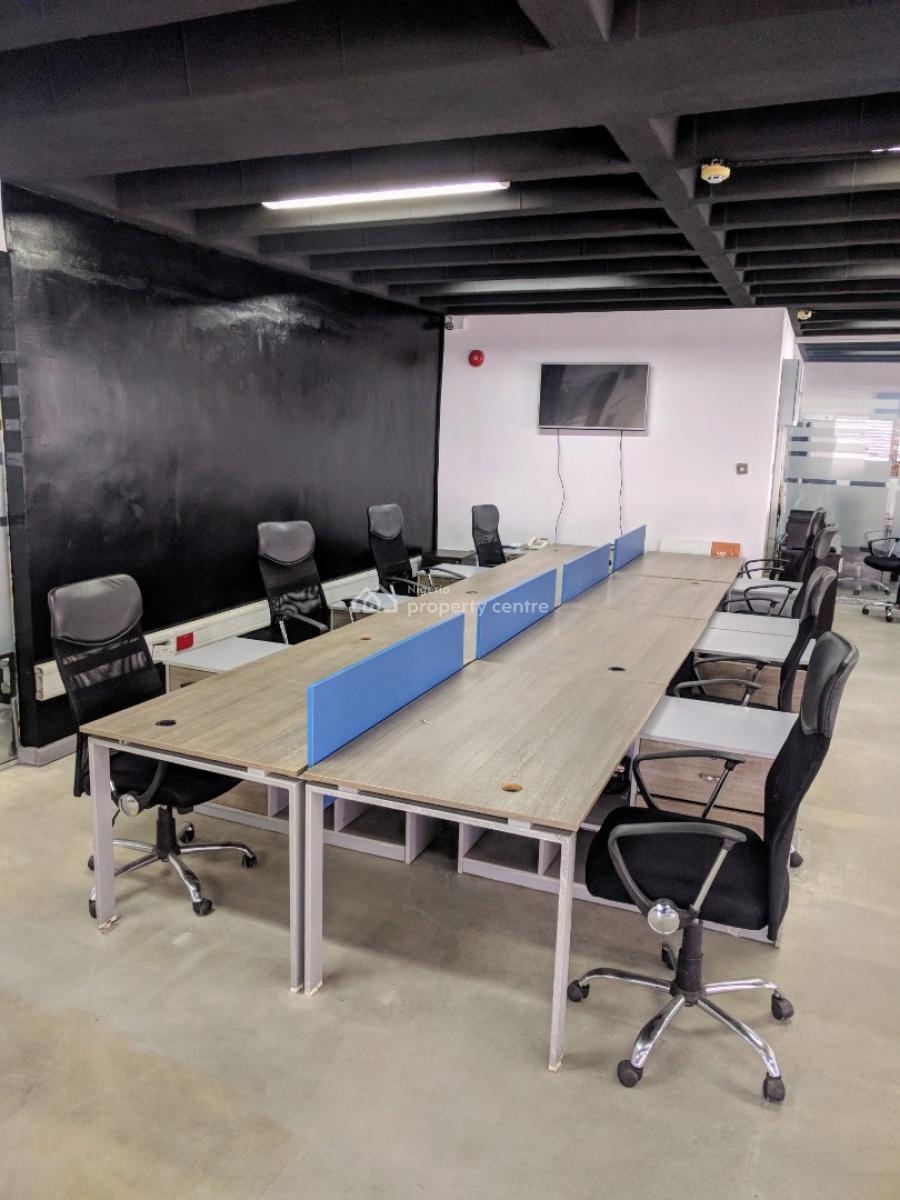 Serviced Office Desk Space, Broad Street, Marina, Lagos Island, Lagos, Office Space for Rent