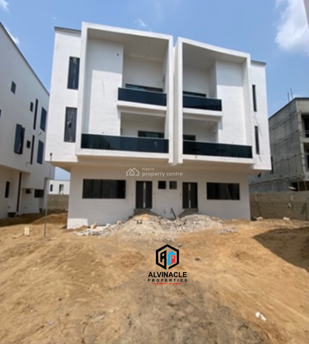Newly Built 4 Bed Semi Detached Duplex, Osapa London, Osapa, Lekki, Lagos, Semi-detached Duplex for Sale