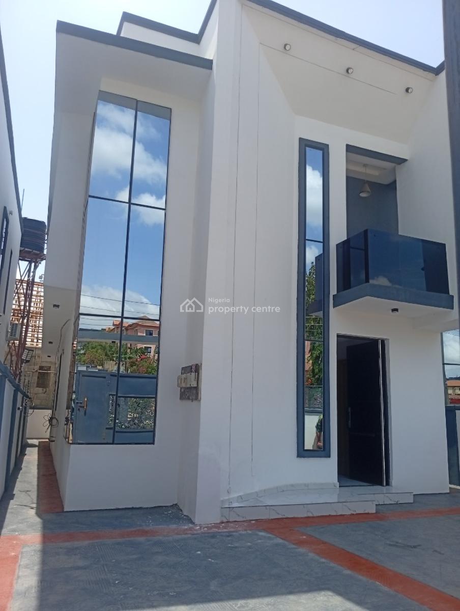 4 Bedroom Fully Detached with B/q, K Farm Estate,obawole Ogba, Ikeja, Lagos, Detached Duplex for Sale