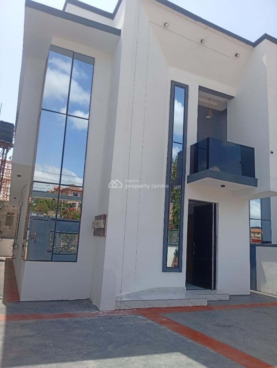 4 Bedroom Fully Detached with B/q, K Farm Estate,obawole Ogba, Ikeja, Lagos, Detached Duplex for Sale