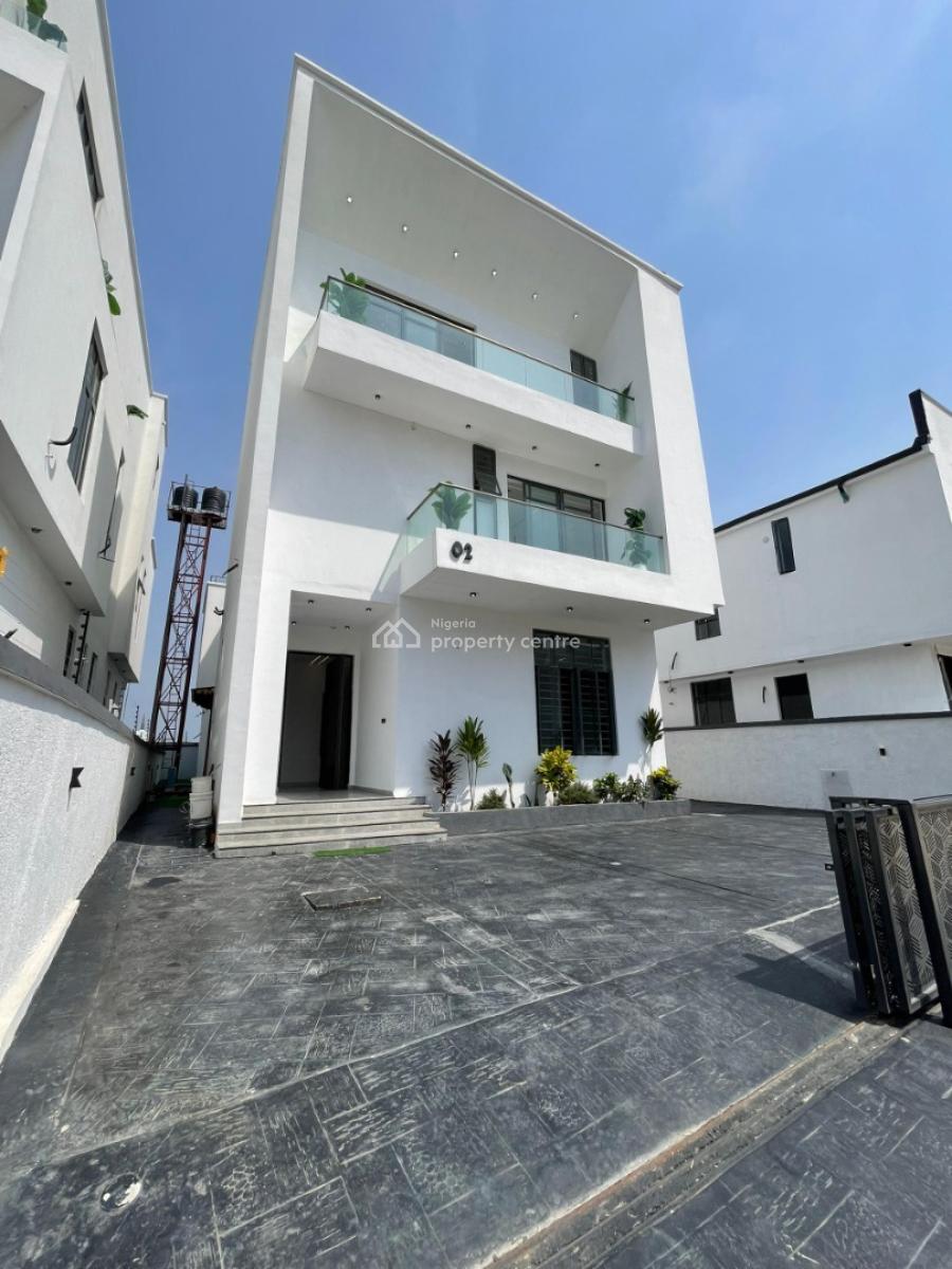 Enormous 5 Bedroom Detached Duplex with a Bq, Chevron, Lekki, Lagos, Detached Duplex for Sale