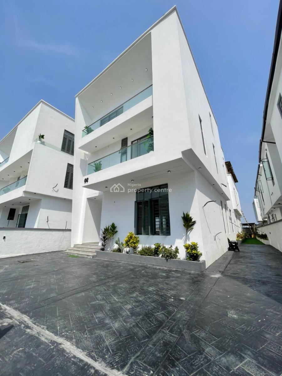 Enormous 5 Bedroom Detached Duplex with a Bq, Chevron, Lekki, Lagos, Detached Duplex for Sale