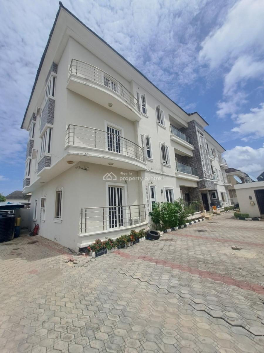Well Built 3 Bedroom Apartment with Bq in a Gated Estate, Idado, Lekki, Lagos, Flat / Apartment for Rent