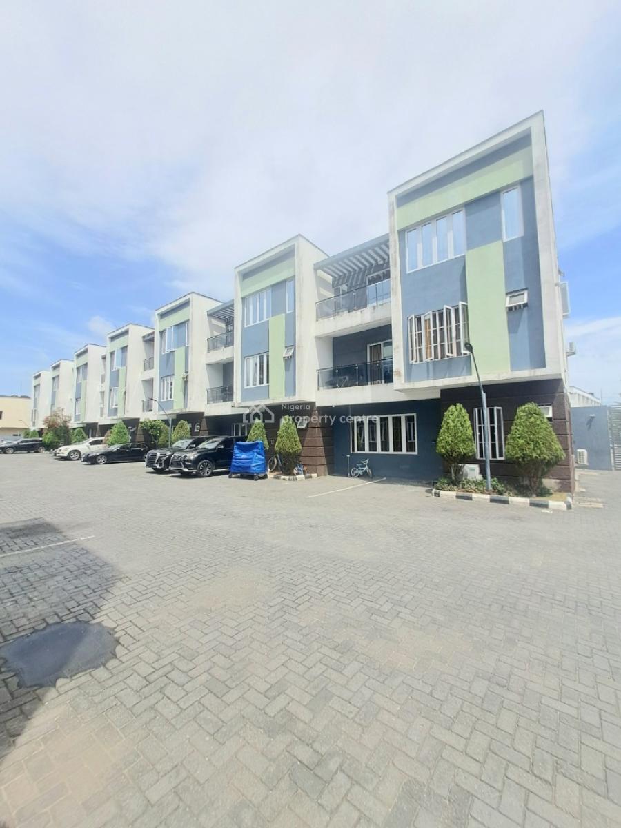 Well Built 5 Bedroom Terraced Duplex with Bq in a Gated Estate, Ikate, Lekki, Lagos, Terraced Duplex for Rent