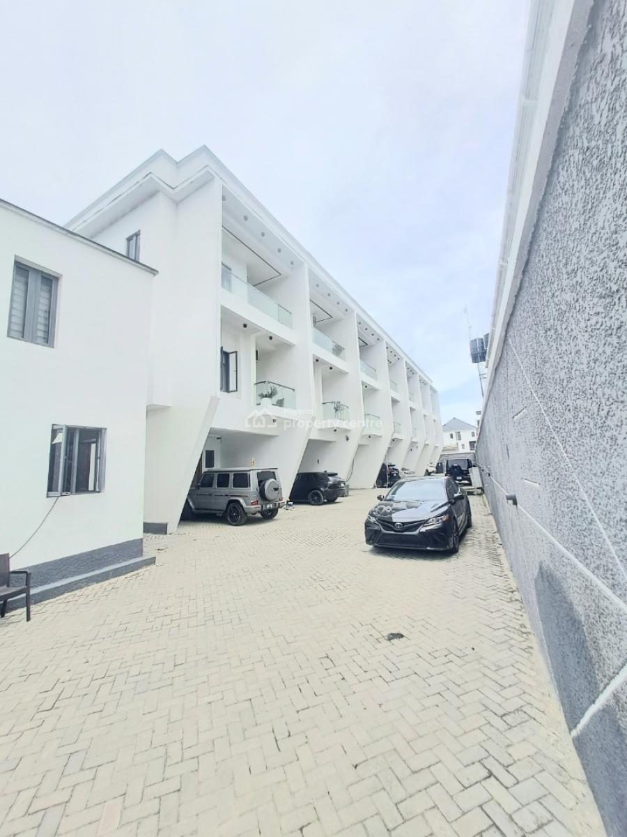 Newly Built 4 Bedroom Terraced with Bq, Cinema and Pool in a Gated Estate, Ikate, Lekki, Lagos, Terraced Duplex for Rent