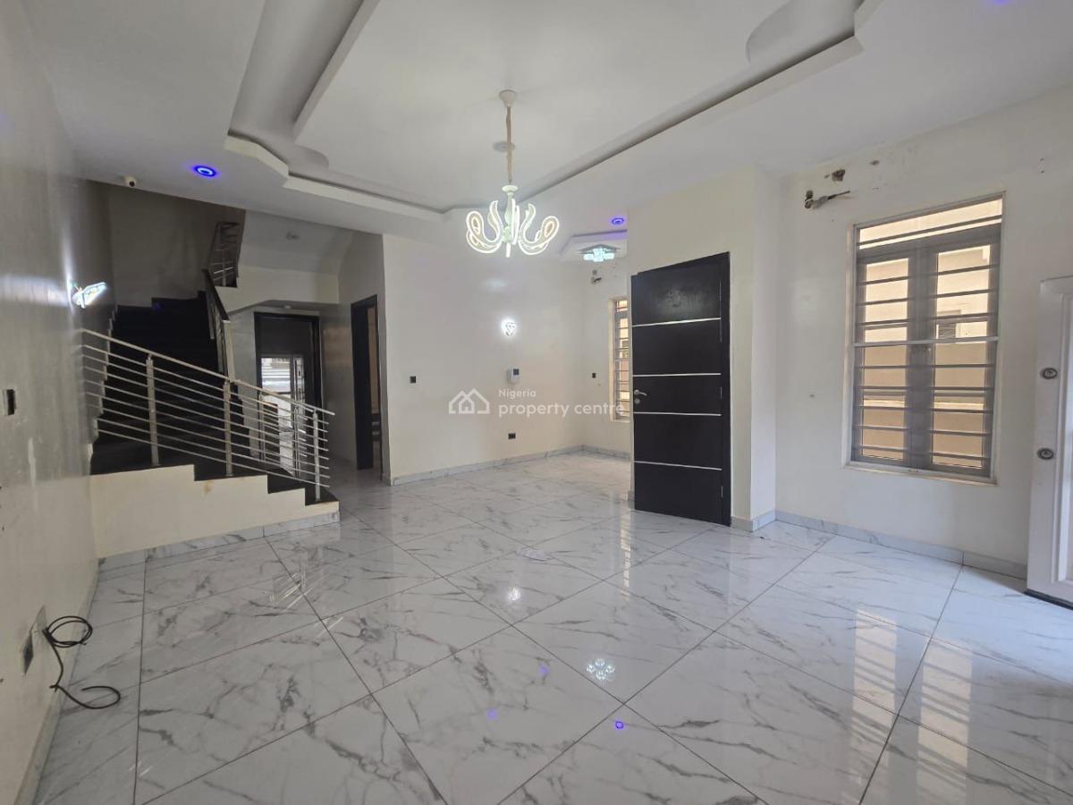 4 Bedroom Semi Detached Duplex with Bq, Chevron, Lekki, Lagos, Flat / Apartment for Rent