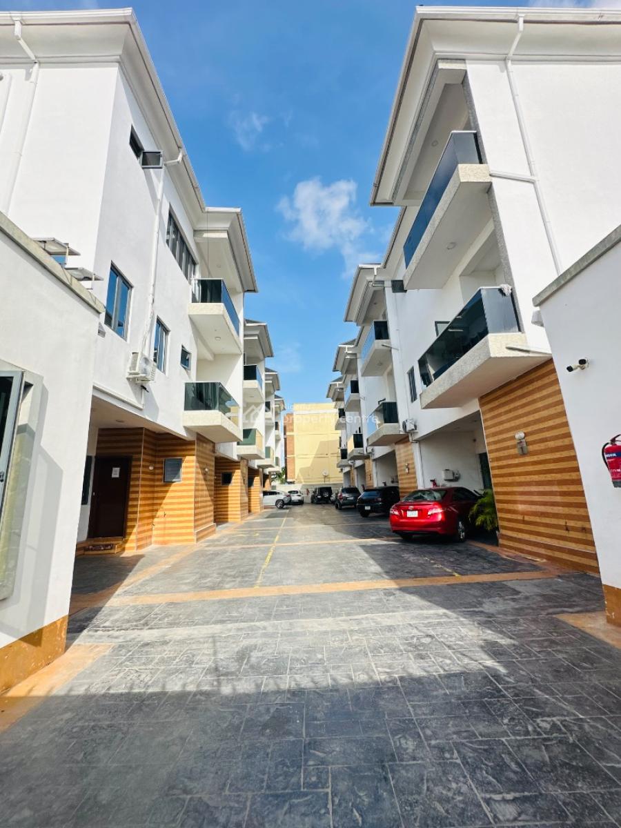 4 Bedroom Terraced Duplex with Bq, Pool and Gym, Ikate, Lekki, Lagos, Terraced Duplex for Rent