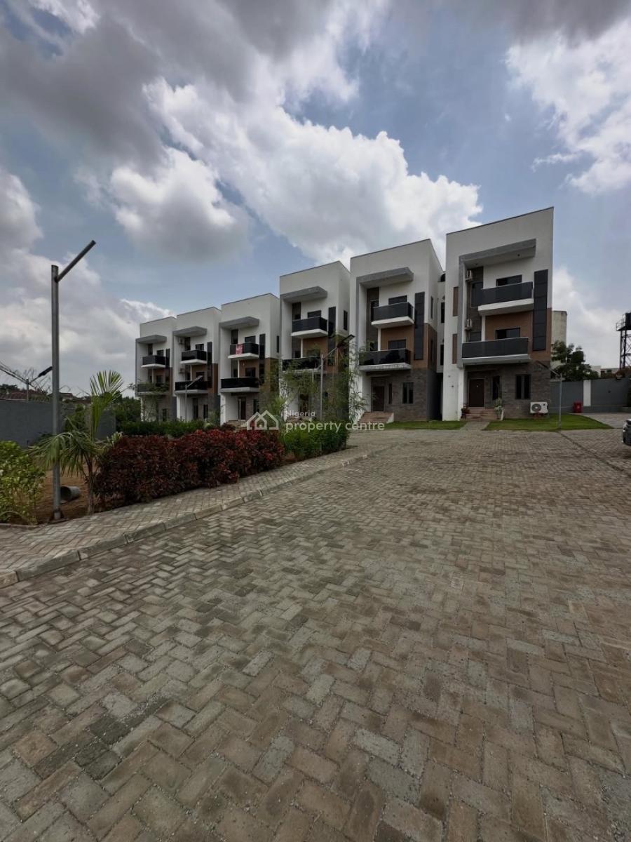 New 4 Bedroom Terrace Duplex with Boys Quarters, Life Camp, Abuja, Terraced Duplex for Sale