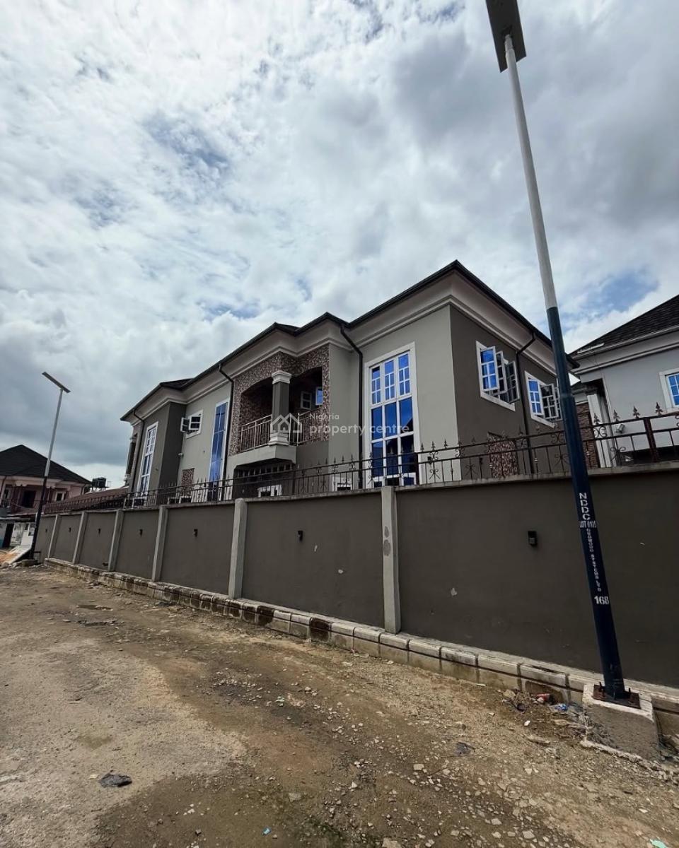 6 Bedroom Duplex on 600sqm Plots of Land, Farm Road 2, Eliozu, Port Harcourt, Rivers, Detached Duplex for Sale