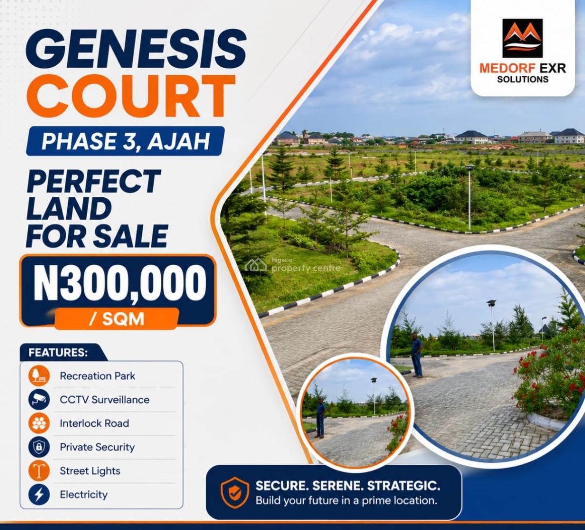 C of O Land, Beside Co-operative Villa, Badore, Ajah, Lagos, Residential Land for Sale