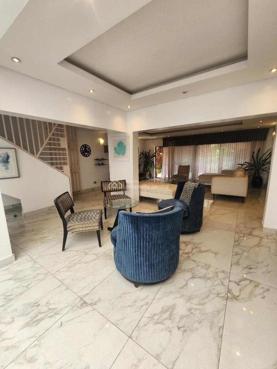Luxury Furnished 4 Bedroom Terrace Duplex with Bq and Green Area, Old Ikoyi, Ikoyi, Lagos, Terraced Duplex for Rent