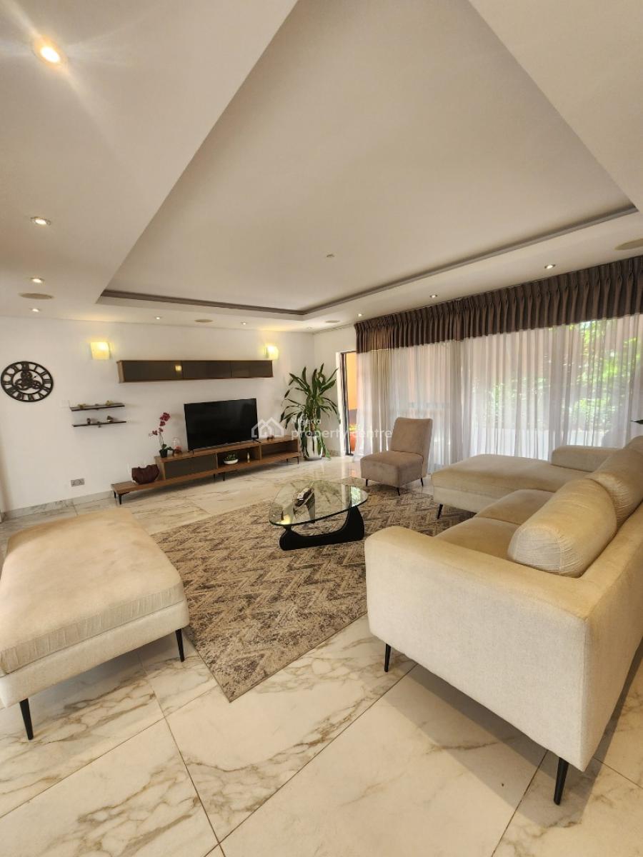 Luxury Furnished 4 Bedroom Terrace Duplex with Bq and Green Area, Old Ikoyi, Ikoyi, Lagos, Terraced Duplex for Rent