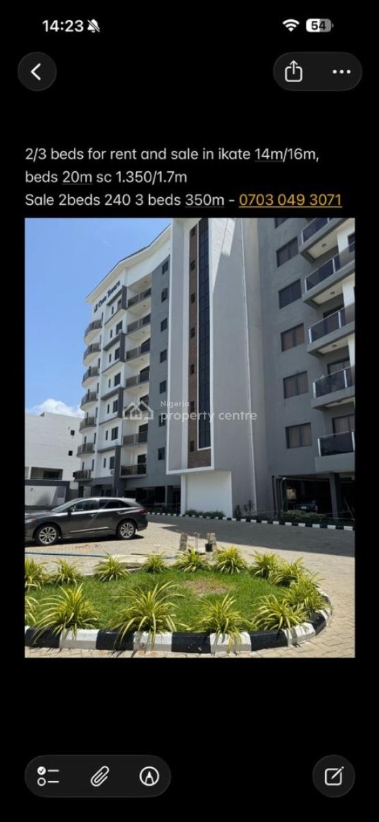 Spacious Two Bedroom Apartment, Ikate Elegushi, Lekki, Lagos, Flat / Apartment for Rent