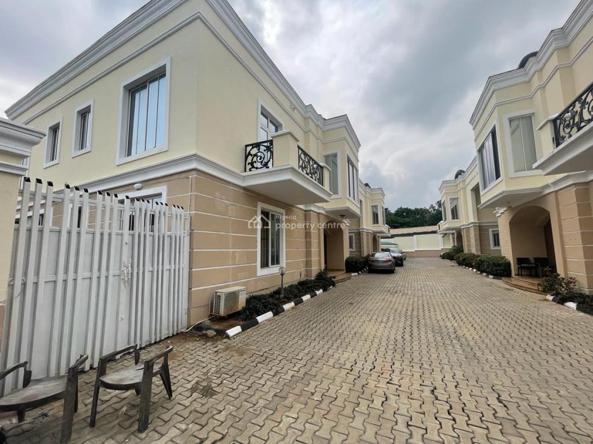Exquisitely Finished 4 Bedroom Terraced Duplex with Bq, Maitama District, Abuja, Detached Duplex for Rent
