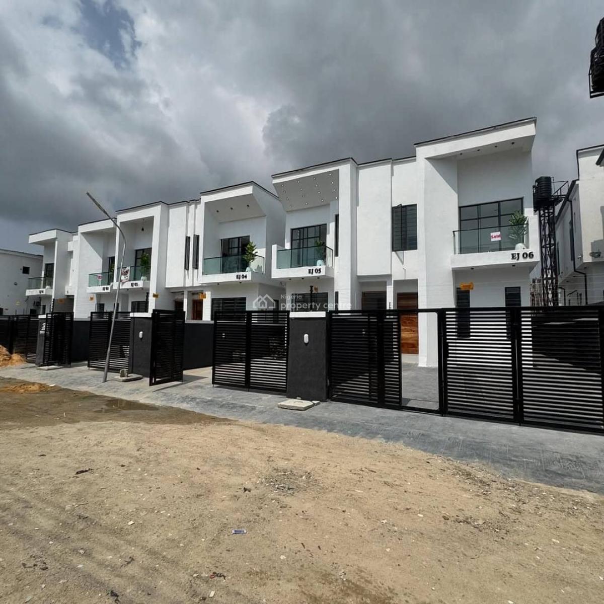 4 Bedroom Semi Detached Duplex with Bq, Ikota Lekki, Lekki, Lagos, Semi-detached Duplex for Sale