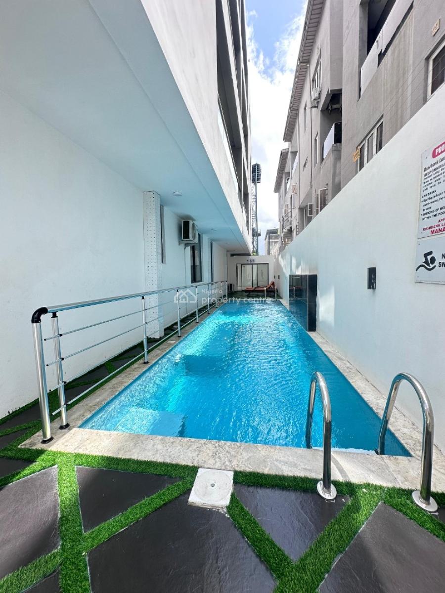 Neatly Finished 1bedroom Apartment with Pool ,gym&elevator I, Lekki Phase One ,lekki ,lagos ,nigeria, Lekki Phase 1, Lekki, Lagos, Mini Flat (room and Parlour) for Sale