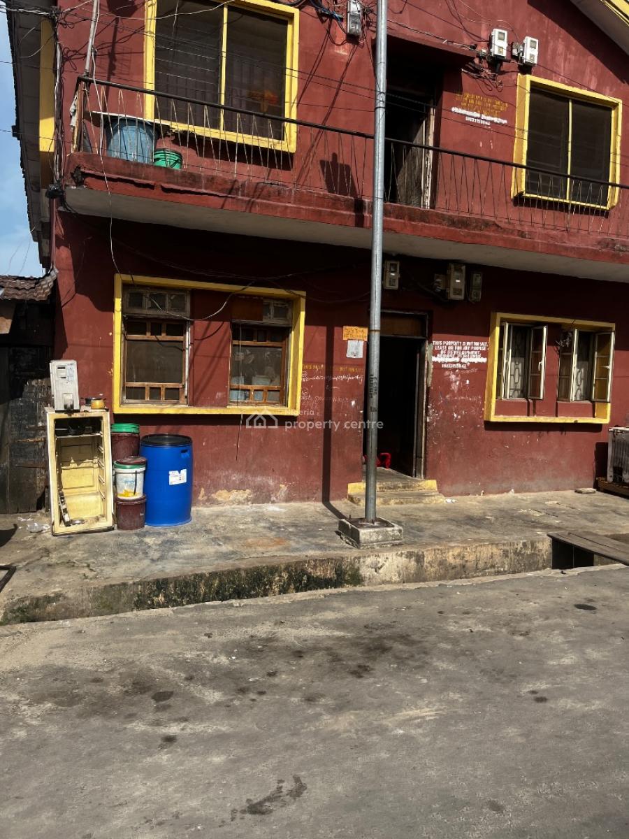 a Storey Building on a Full Plot of Land, Randle, Surulere, Lagos, Block of Flats for Sale