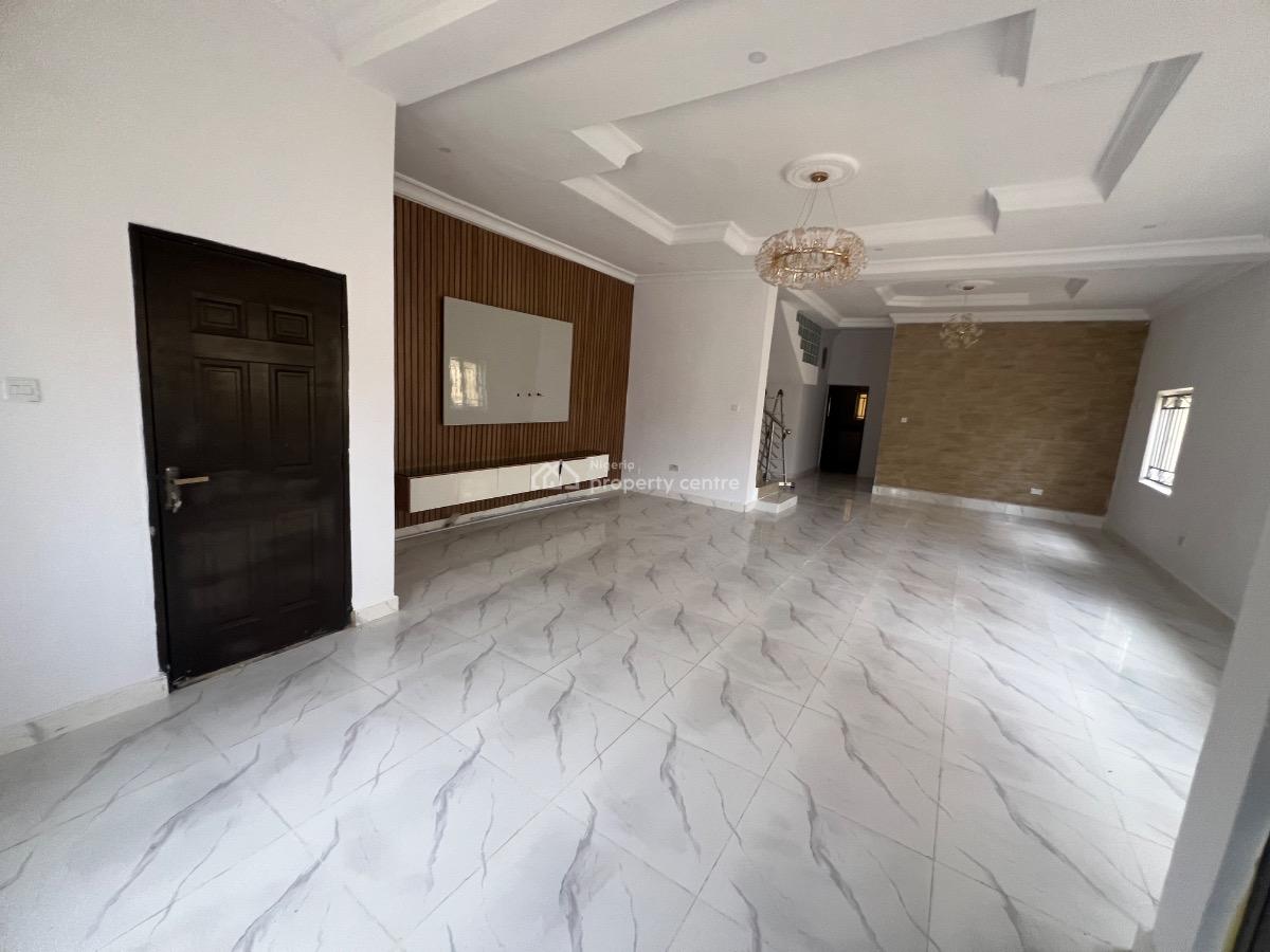 Very Spacious 4-bedroom Semi-detached Duplex with a Large Bq, Alpha Bay Estate , Off Alpha Beach Road, Lekki Phase 1, Lekki, Lagos, Semi-detached Duplex for Rent