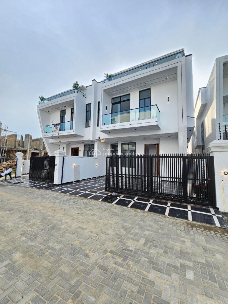 Well Finished 4 Bedroom Semi-detached Duplex with Bq, Ajah, Located in a Well Gated Secured Estate, Ajah, Lagos, Semi-detached Duplex for Sale