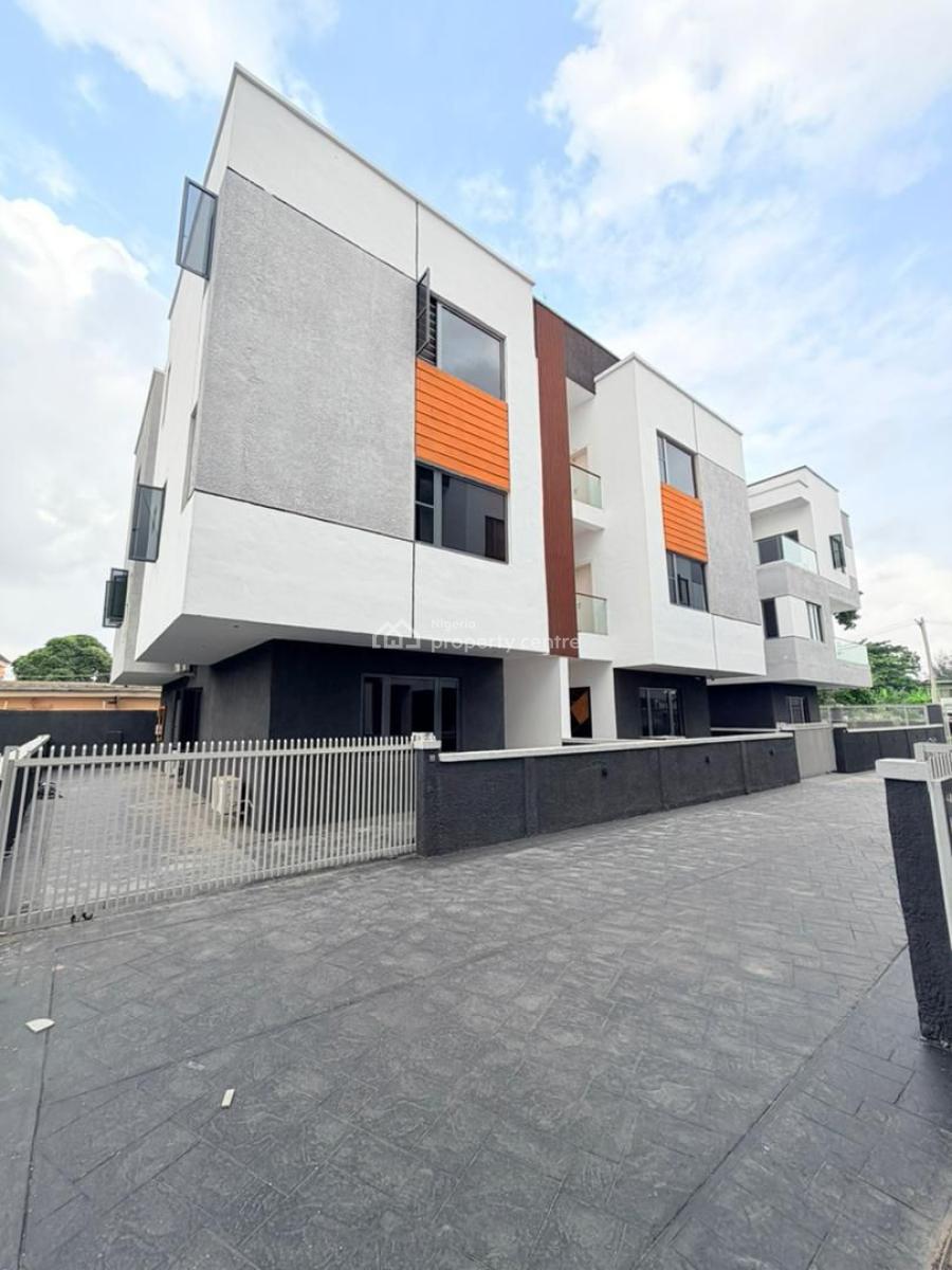 Magnificently Built 4 Bedroom Semi Detached Duplex Plus Bq, Stylishly Designed Home with Bq in a Secured Estate, Adeniyi Jones, Ikeja, Lagos, Semi-detached Duplex for Sale