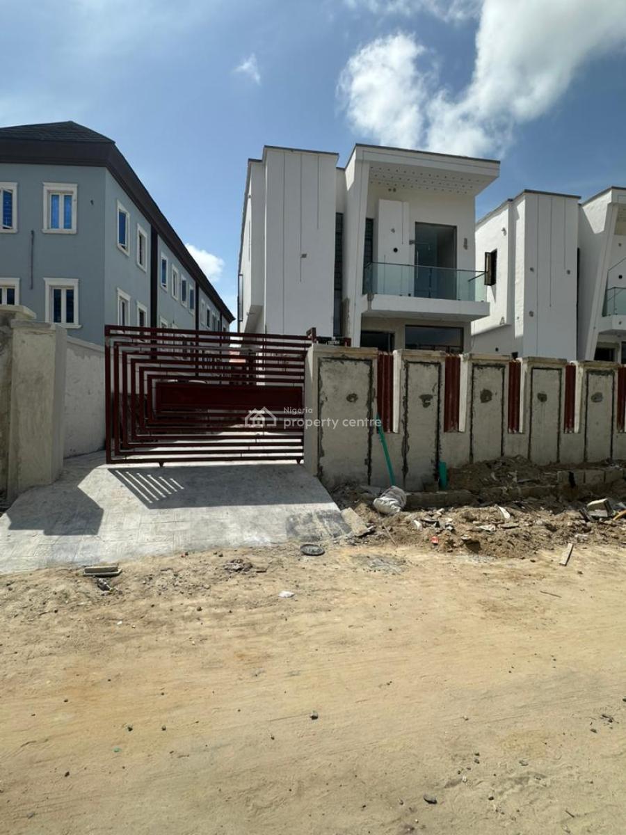 Luxury Newly 4 Bedroom Fully Detached Duplex with Excellent Facility, Ogidan Bus Stop Ocean Palm Estate, Sangotedo, Ajah, Lagos, Detached Duplex for Sale