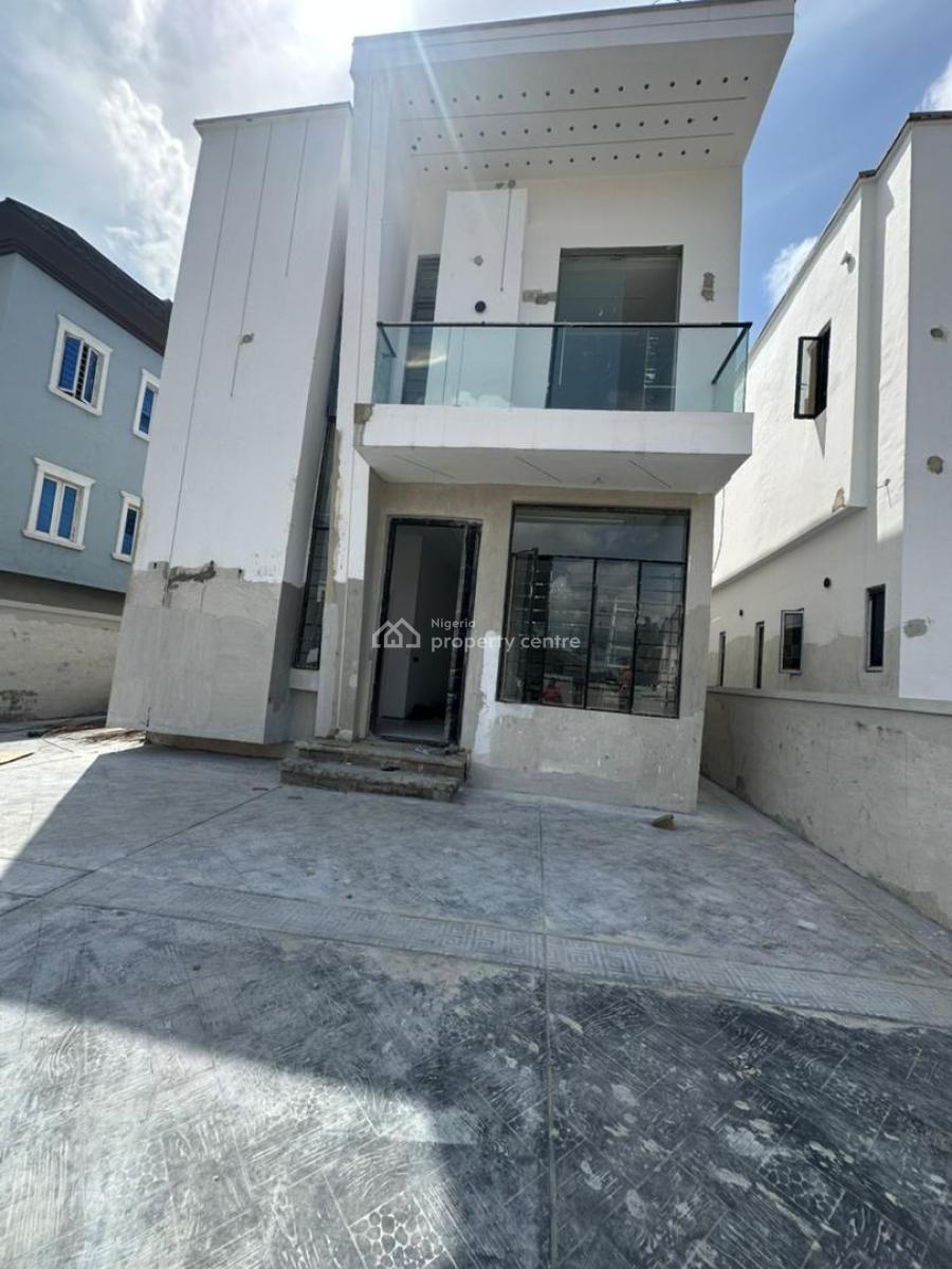 Luxury Newly 4 Bedroom Fully Detached Duplex with Excellent Facility, Ogidan Bus Stop Ocean Palm Estate, Sangotedo, Ajah, Lagos, Detached Duplex for Sale