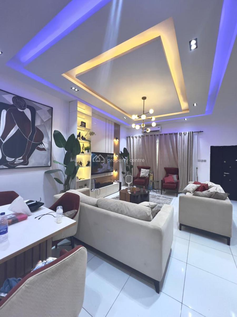 Fully Furnished 4 Bedroom Duplex, Lekki Palm City Estate, Ajah, Ajah, Lagos, Terraced Duplex for Rent