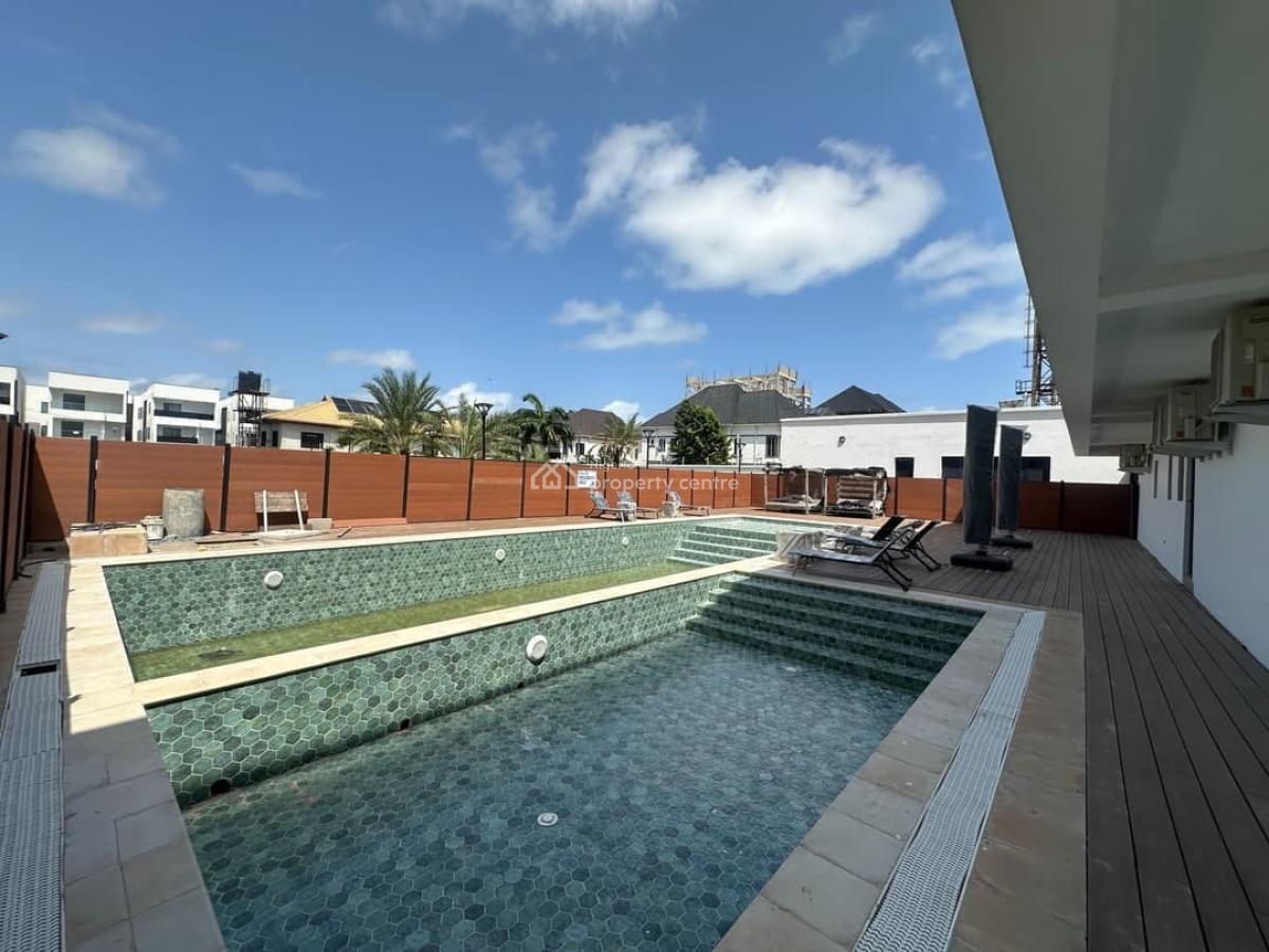 Luxury Service 3 Bedroom Apartment with Bq 24h Light Pool & Gym, Lekki Phase 1, Lekki, Lagos, Flat / Apartment for Rent
