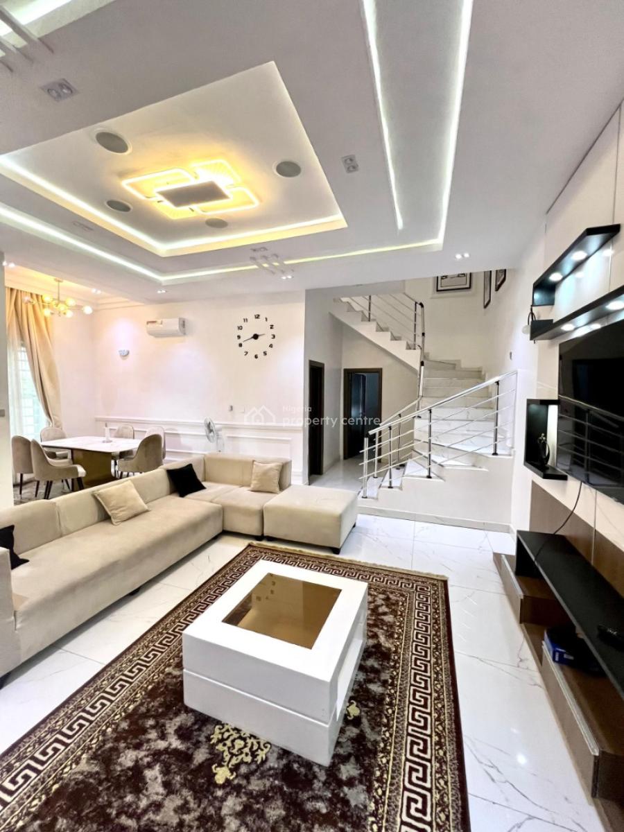 Luxury 4 Bedroom Terrace Duplex with Snooker and Ps5, Rooms Ensuite, Chef and Housekeeper & Car Hire on Demand, Comfortable, Ikota, Lekki, Lagos, House Short Let