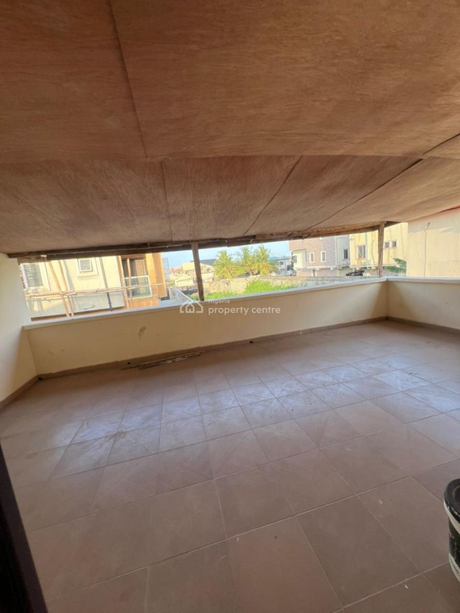 Luxury and Large 4bedroom Semidetached Duplex with Bq, Estate on Alpha Beach Road Before Chevron, Lekki, Lagos, House for Rent