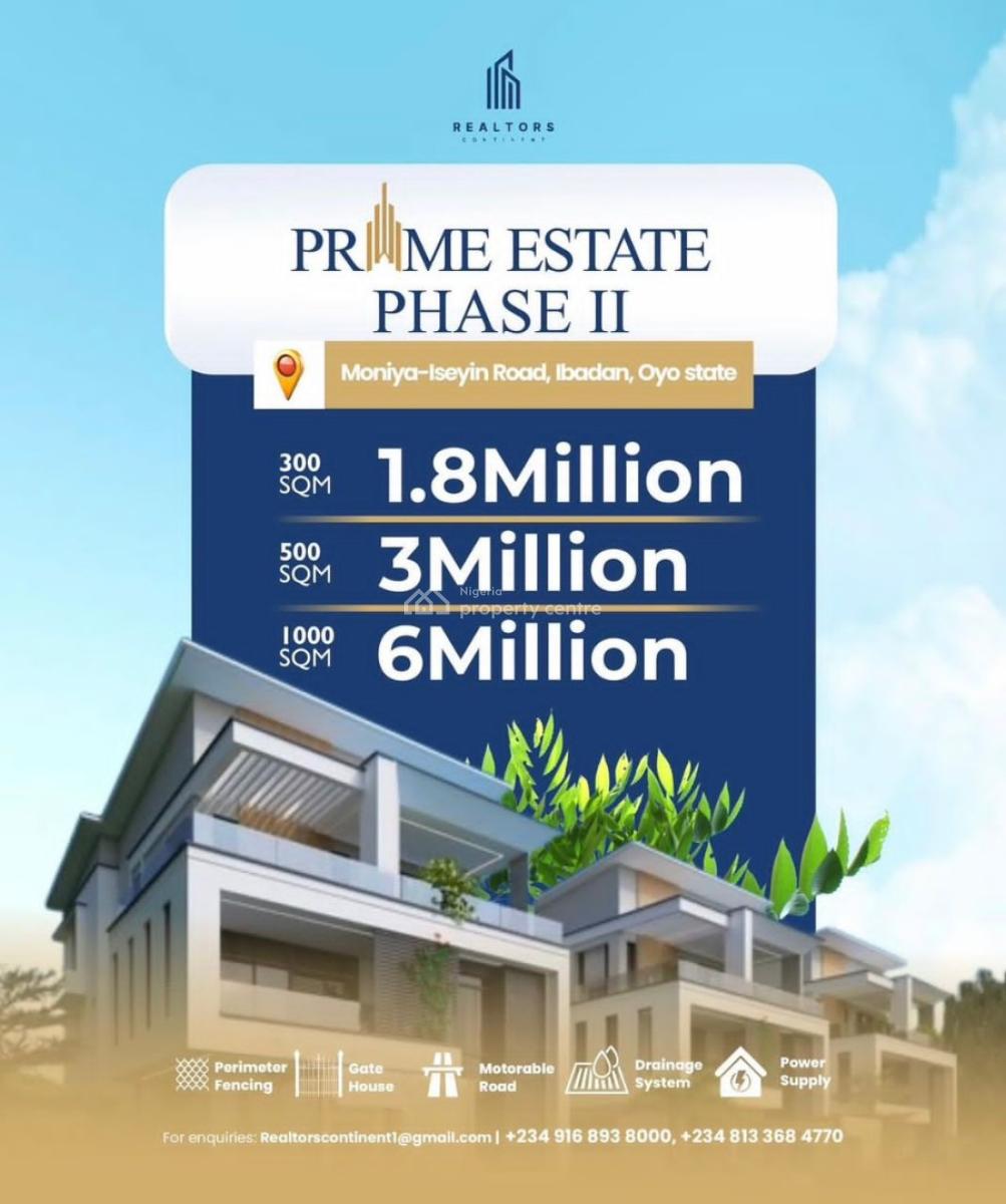 Lovely Lands, Prime Estate, Moniya, Ibadan, Oyo, Residential Land for Sale