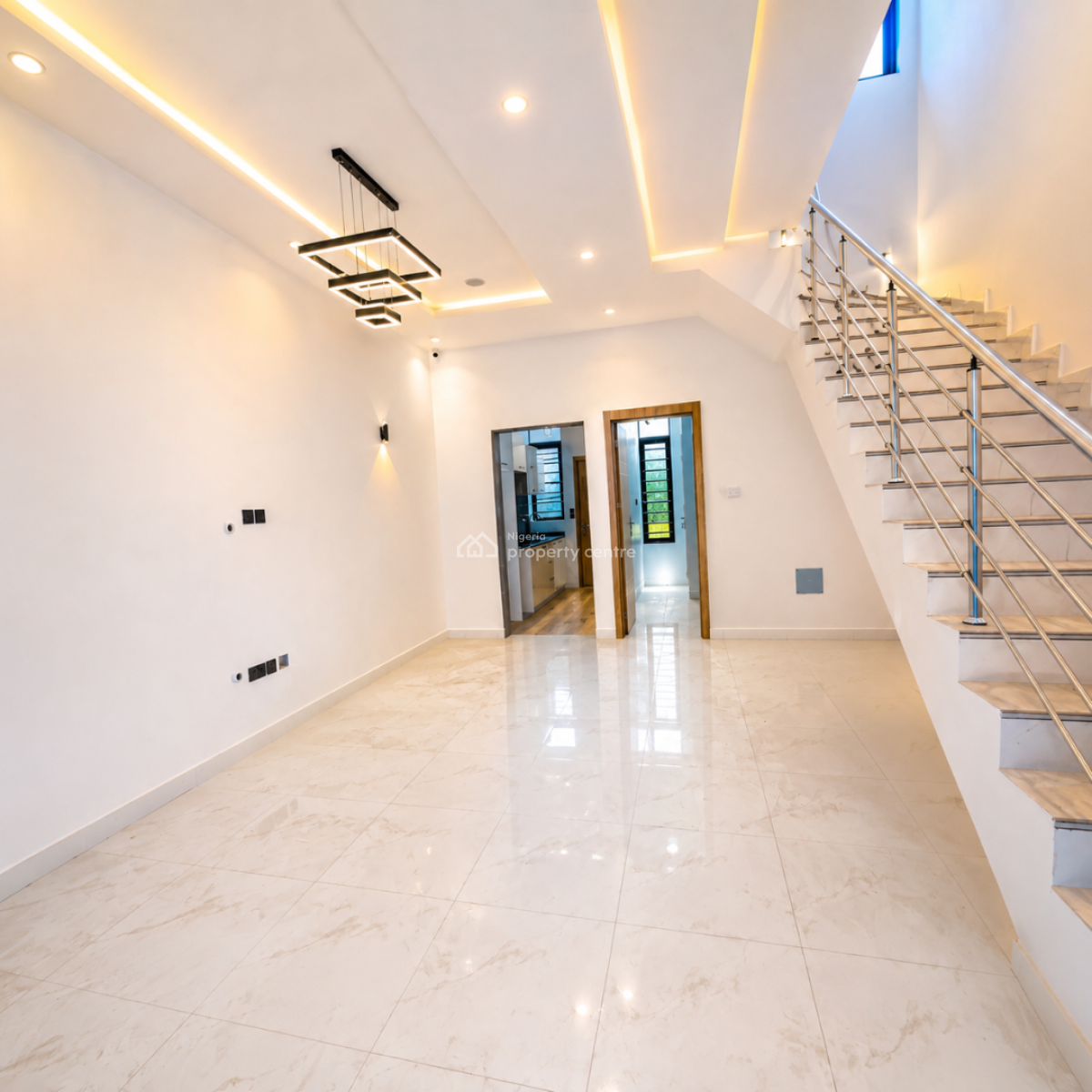 Luxury 3 Bedroom Terraced Duplex in a Gated Estate, Chevron, Lekki, Lagos, Terraced Duplex for Sale