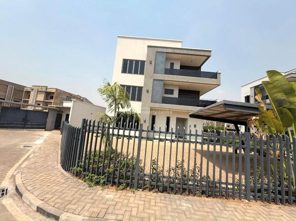 5 Bedroom Detached Duplex with Elevator Shaft & Bq, Wuye, Abuja, Detached Duplex for Sale